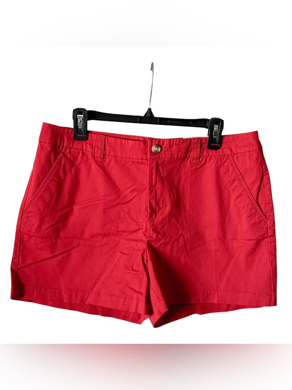 Maison Jules Vibrant Red Cotton Shorts